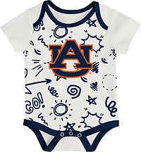 Outerstuff Infants' Auburn All Day Play 3-Piece Creeper Set