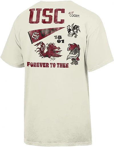 Comfort Wash Men's University of South Carolina Mascot Phrases Graphic T-shirt