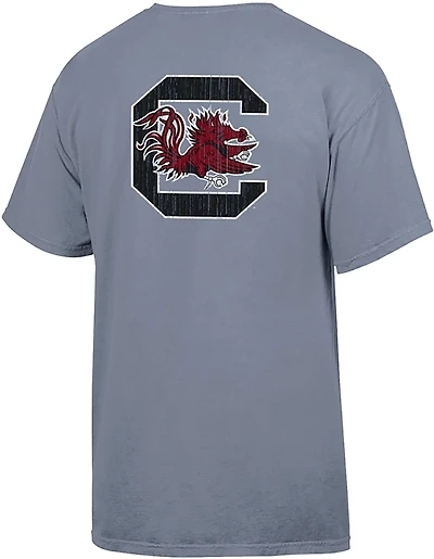Comfort Wash Men's University of South Carolina Leaning Mascot Graphic T-shirt