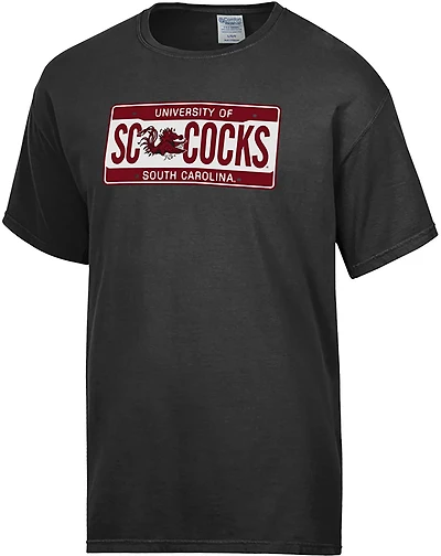 Comfort Wash Men's University of South Carolina License Plate Graphic T-shirt