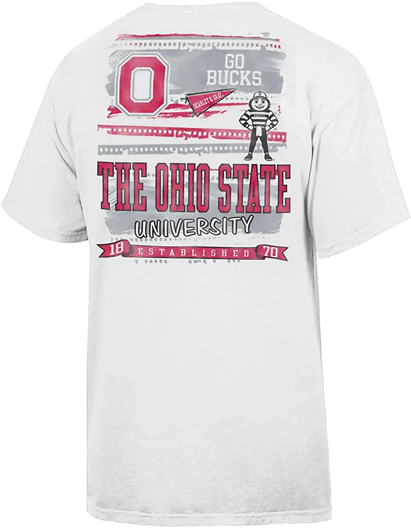Comfort Wash Men's Ohio State University School Name Graphic T-shirt