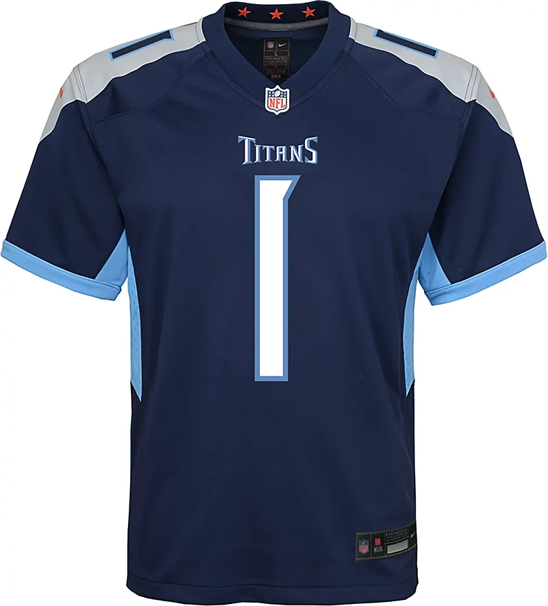 Nike Boys' Tennessee Titans Cam Ward #1 Game Name & Number Jersey