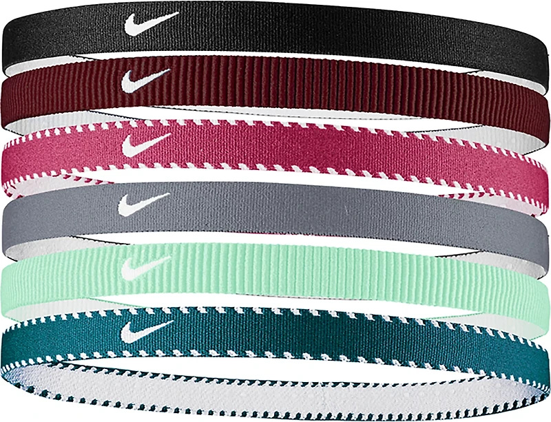 Nike Girls' Flex Classic Headbands 6-Pack