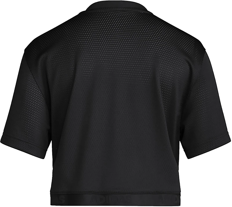 adidas Women's Texas Tech University 100 Year Anniversary Crop Football Jersey