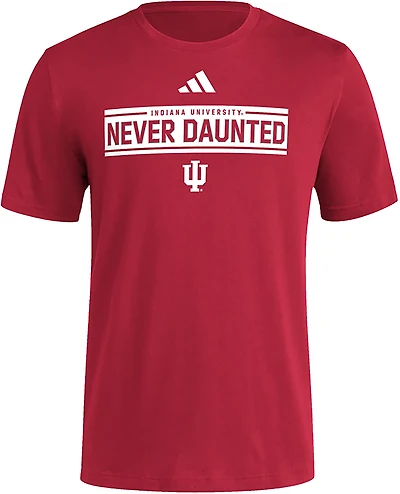 adidas Men's Indiana University Locker Slogan Fresh T-shirt