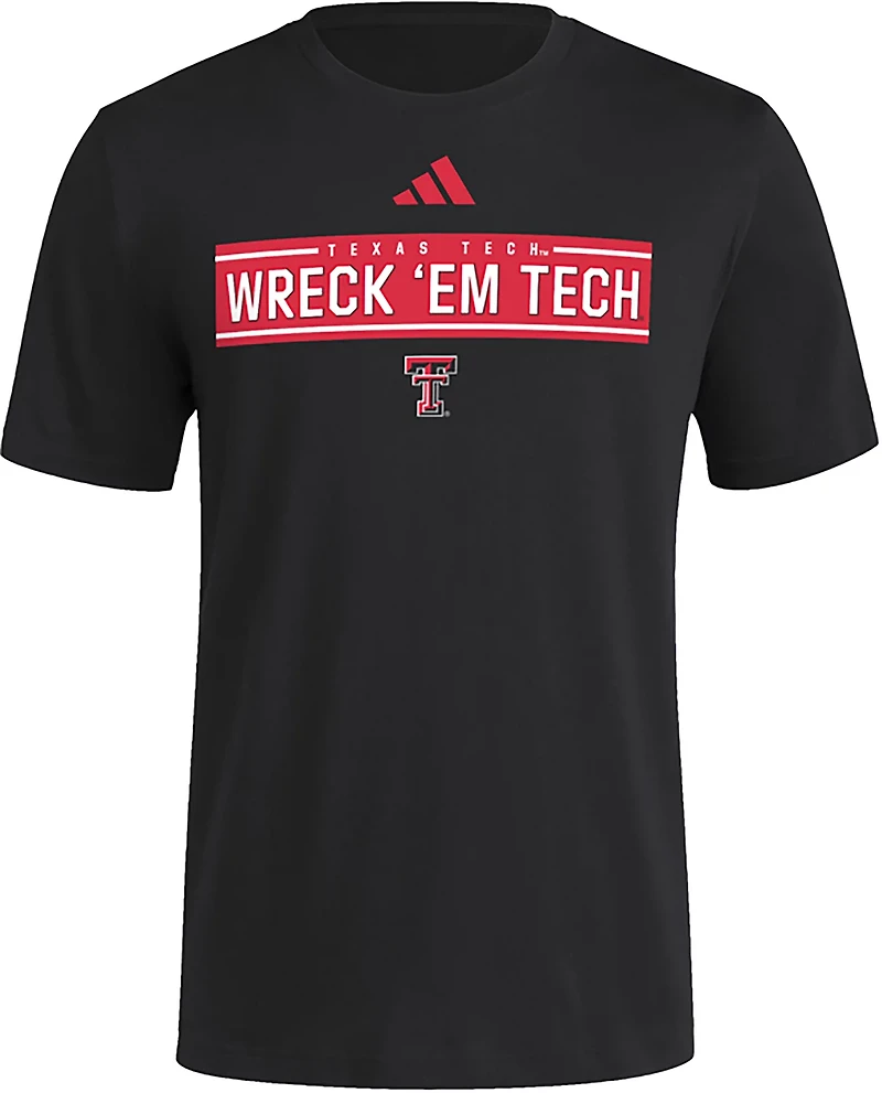 adidas Men's Texas Tech University Locker Slogan Fresh T-shirt