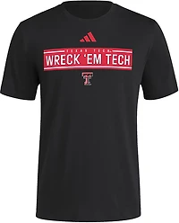 adidas Men's Texas Tech University Locker Slogan Fresh T-shirt