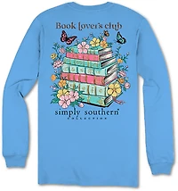 Simply Southern Girls' Book Lover Long Sleeve T-shirt