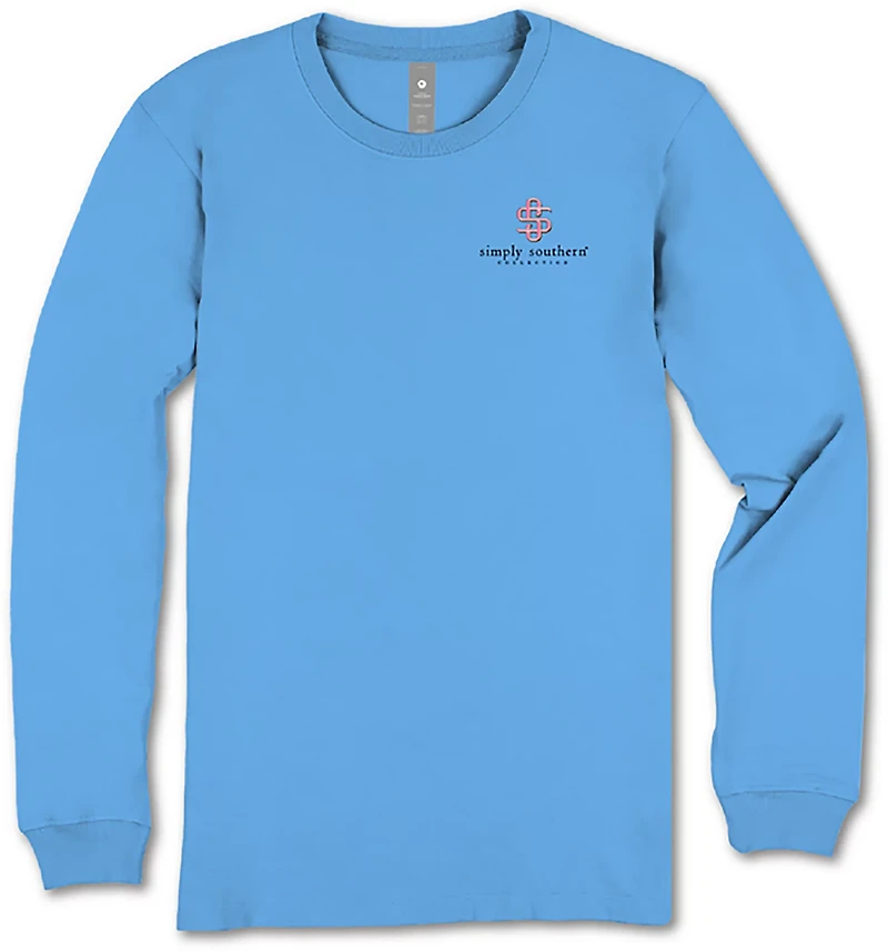 Simply Southern Girls' Book Lover Long Sleeve T-shirt