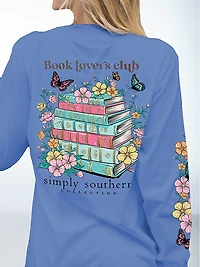 Simply Southern Girls' Book Lover Long Sleeve T-shirt