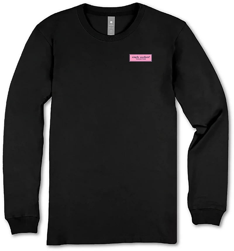 Simply Southern Girls' Game On Cheer Long Sleeve T-shirt