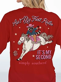 Simply Southern Girls' First Rodeo Long Sleeve T-shirt