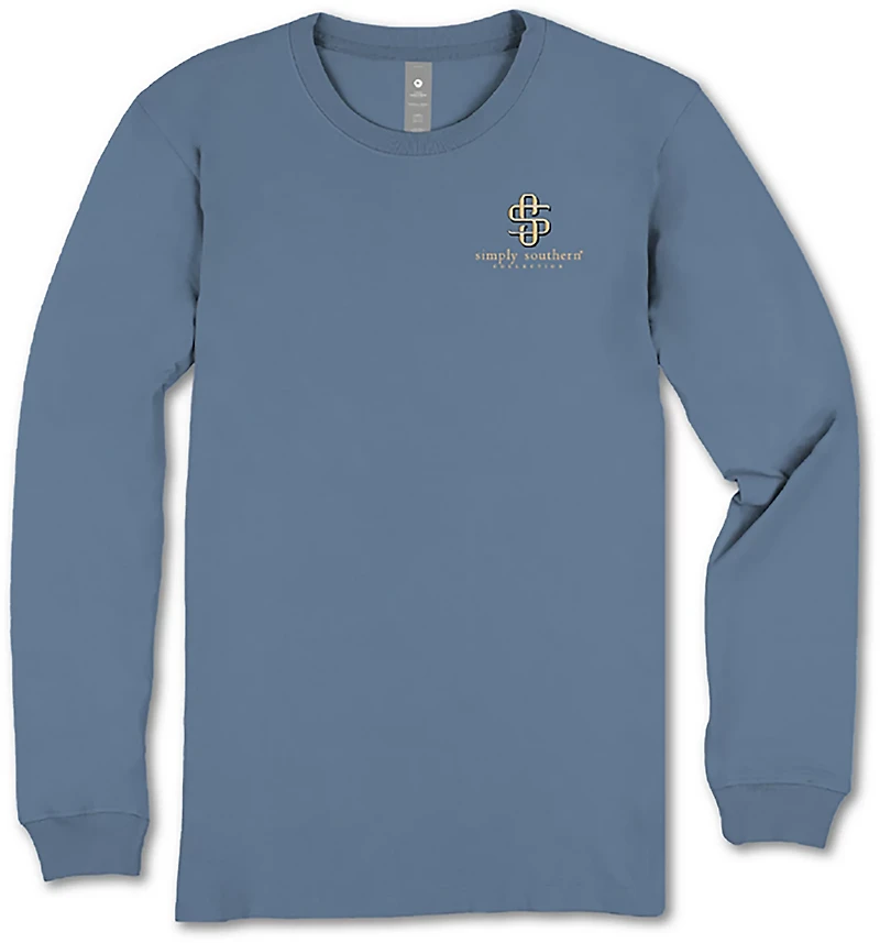 Simply Southern Girls' Moon Fox Long Sleeve T-shirt