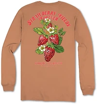 Simply Southern Girls' Strawberry Long Sleeve T-shirt