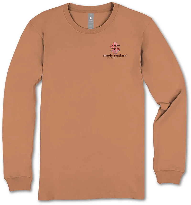 Simply Southern Girls' Strawberry Long Sleeve T-shirt