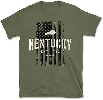 State Life Men's KY Freedom Flag T-shirt