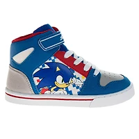 SEGA Boys' Sonic the Hedgehog High Top Canvas Shoes