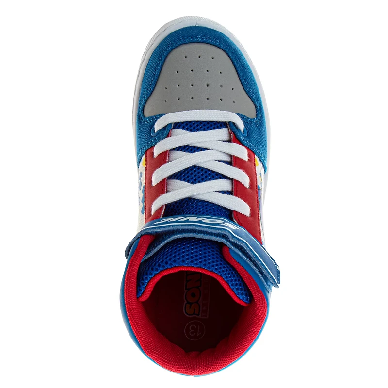 SEGA Boys' Sonic the Hedgehog High Top Canvas Shoes