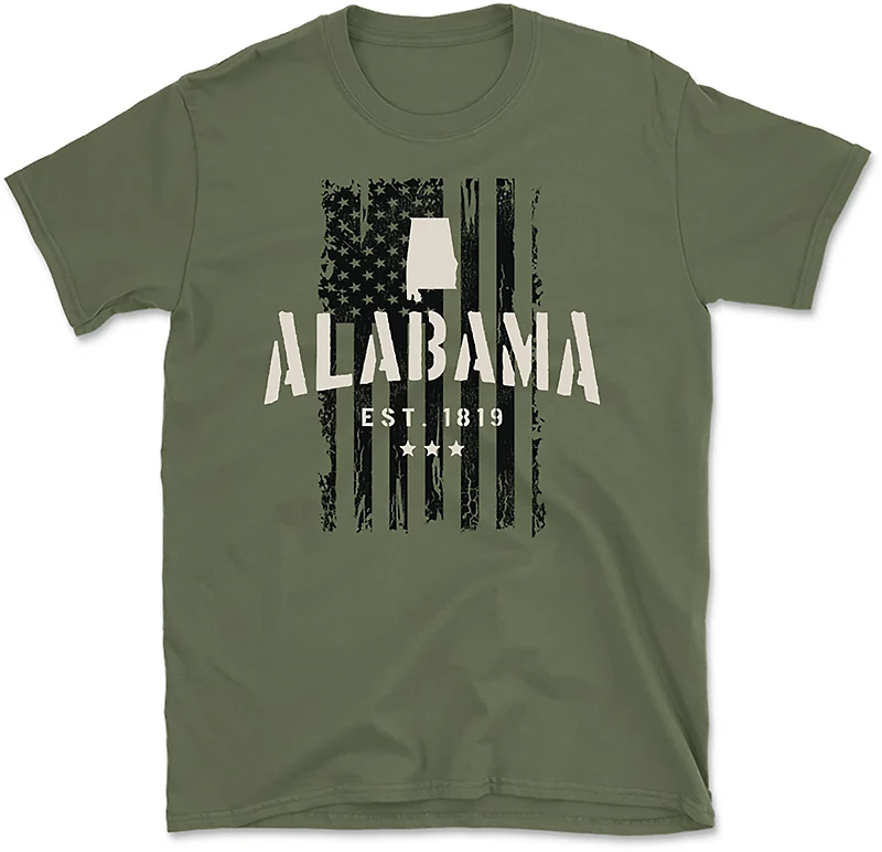 State Life Men's AL Freedom Flag T-shirt