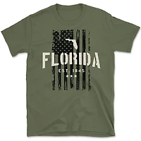 State Life Men's FL Freedom Flag T-shirt