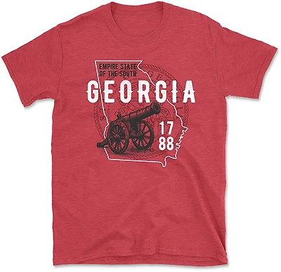 State Life Men's GA Outlines Seal T-shirt