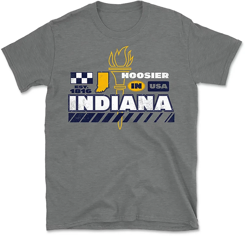 State Life Men's Racing Torch T-shirt