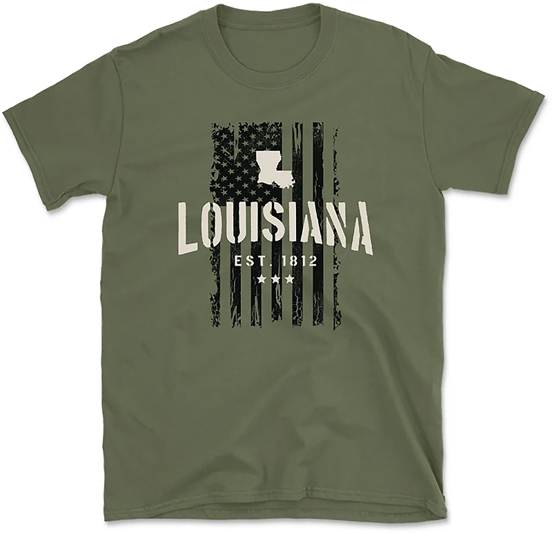 State Life Men's LA Freedom Flag T-shirt