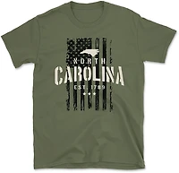 State Life Men's NC Freedom Flag T-shirt