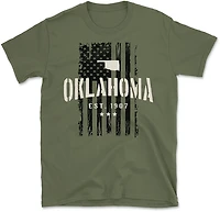 State Life Men's OK Freedom Flag T-shirt