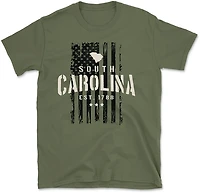 State Life Men's SC Freedom Flag T-shirt