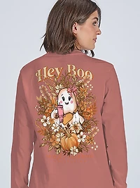 Simply Southern Women's Ghost Stanley Boo Long Sleeve T-shirt