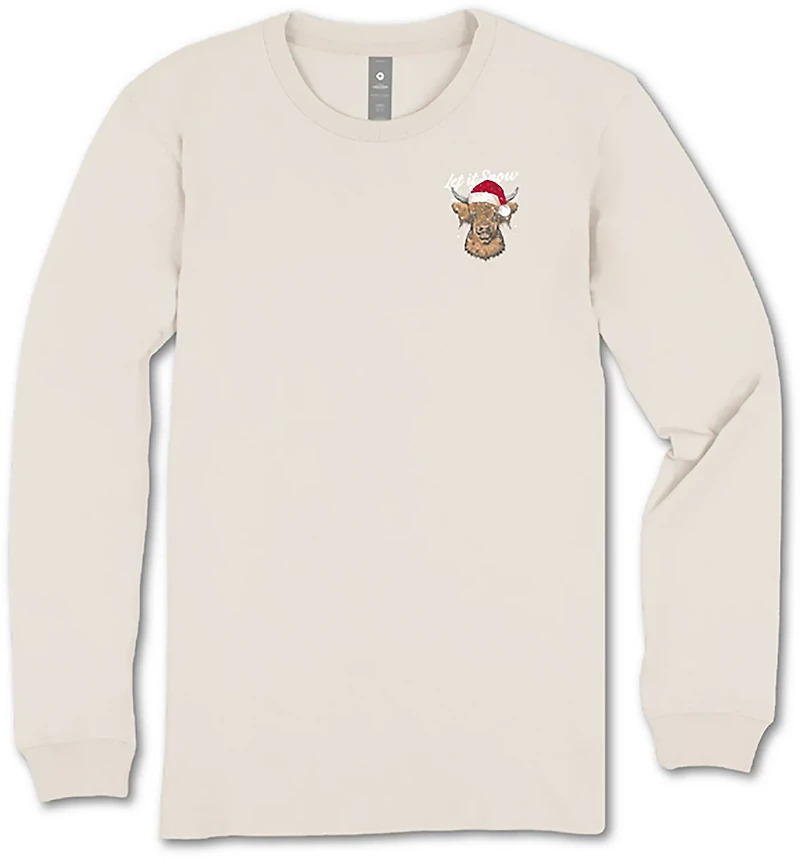 Simply Southern Women's Let It Snow Cow Long Sleeve T-shirt