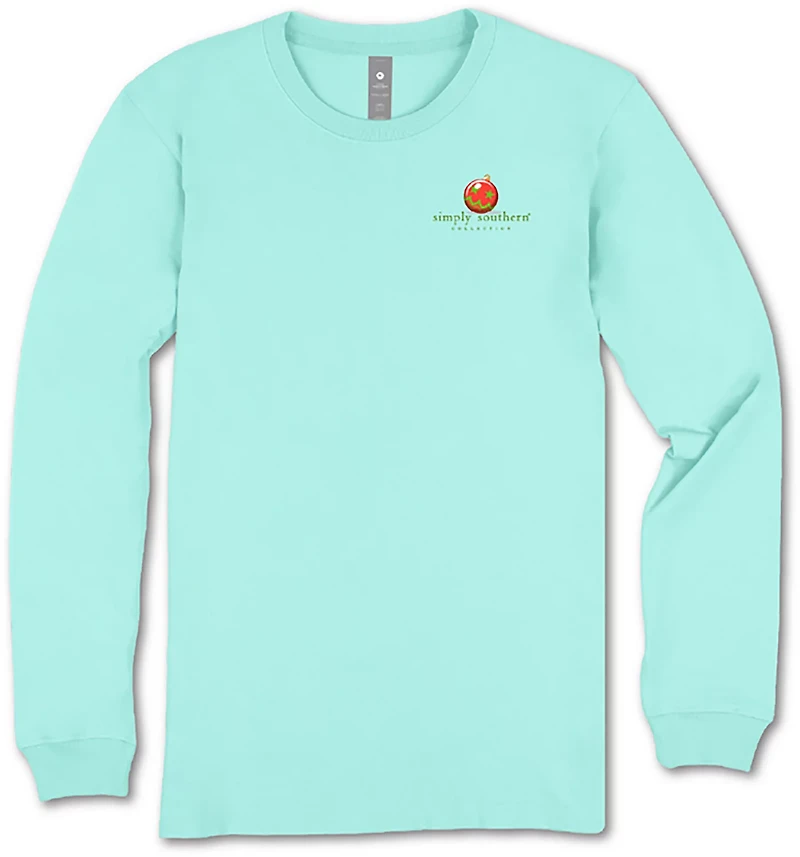 Simply Southern Women's Holly Jolly Dog Long Sleeve T-shirt