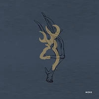 Browning Men's Antler Overlay Buckmark Short Sleeve T-shirt