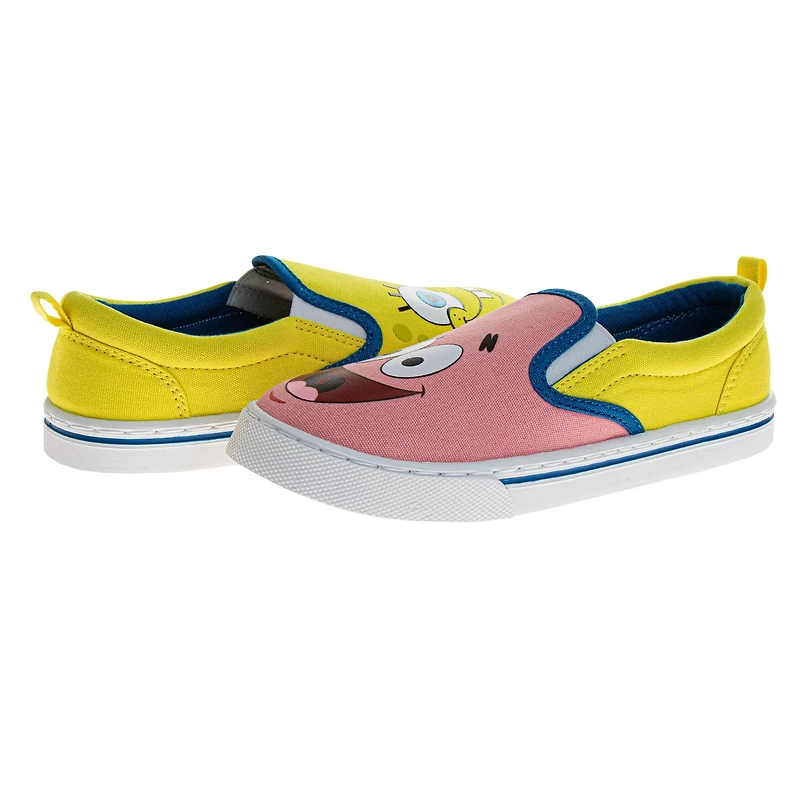 Nickelodeon Kids' SpongeBob SquarePants Low Top Canvas Shoes