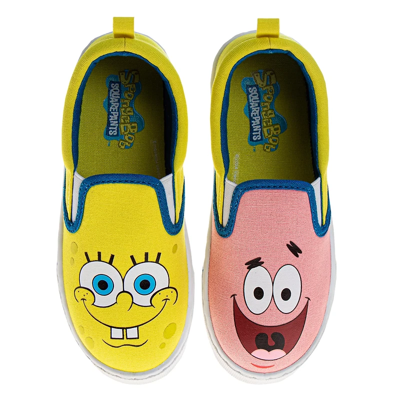 Nickelodeon Kids' SpongeBob SquarePants Low Top Canvas Shoes
