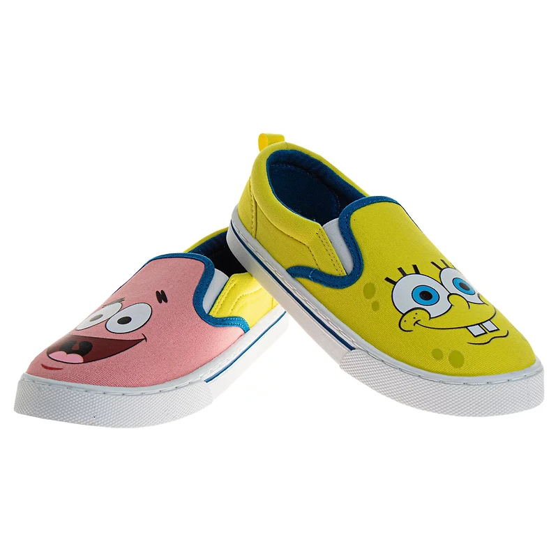Nickelodeon Kids' SpongeBob SquarePants Low Top Canvas Shoes