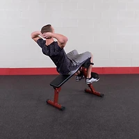 Body-Solid Best Fitness Ab Board Hyperextension Bench