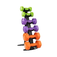 Body-Solid GDR10 Vinyl Dumbbell Rack