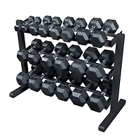 Body-Solid 40" 3-Tier Dumbbell Rack