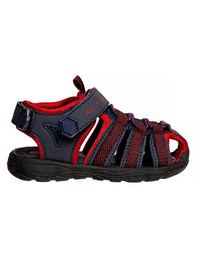 Beverly Hills Polo Club Boys' Closed Toe Summer Sport Sandals