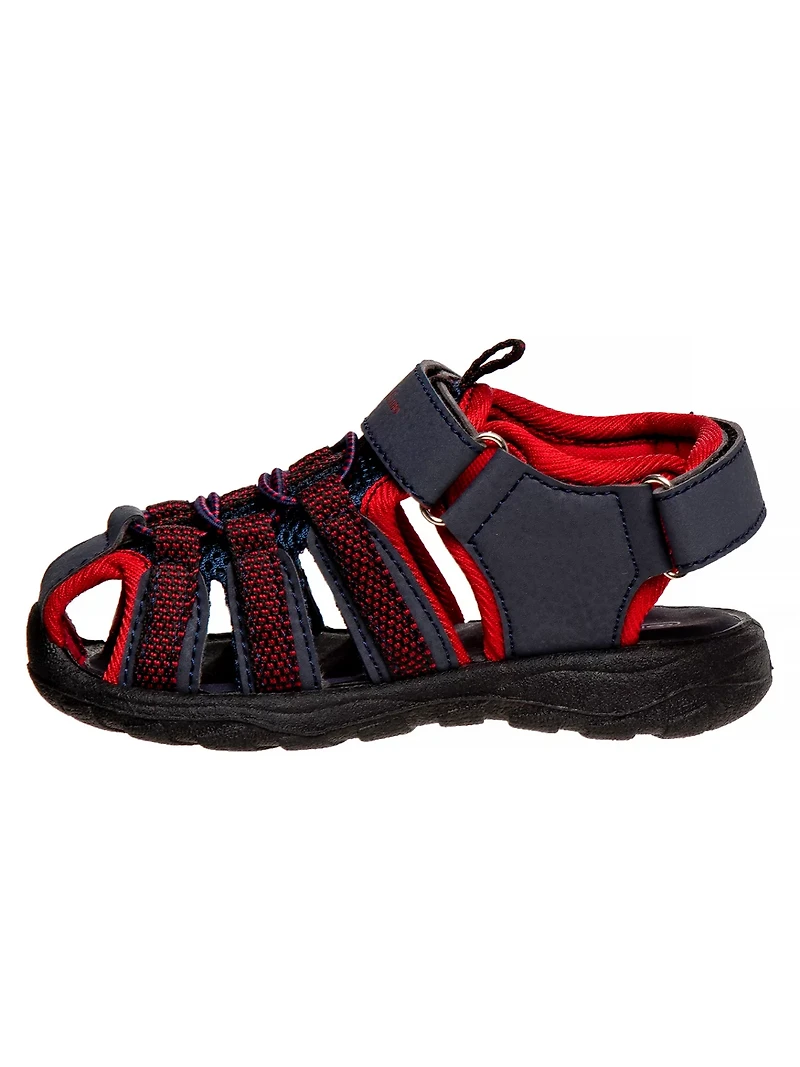 Beverly Hills Polo Club Boys' Closed Toe Summer Sport Sandals