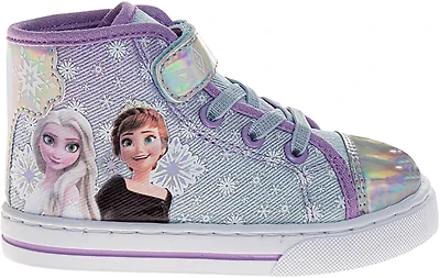 Disney Toddler Girls' Frozen Anna and Elsa High Top Shoes