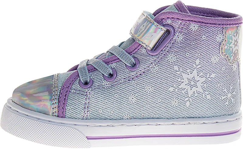 Disney Toddler Girls' Frozen Anna and Elsa High Top Shoes