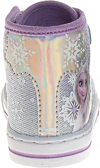 Disney Toddler Girls' Frozen Anna and Elsa High Top Shoes