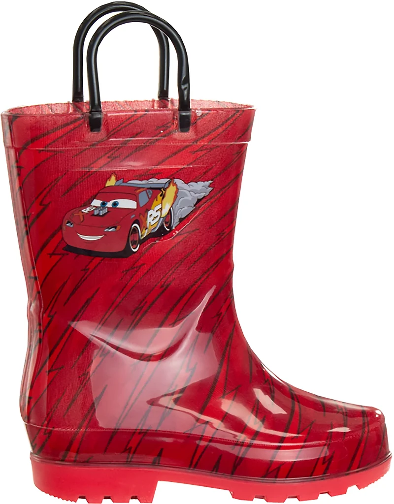 Disney Pixar Toddler Boys' Cars Lightning McQueen Rain Boots