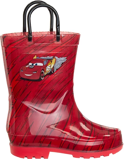 Disney Pixar Toddler Boys' Cars Lightning McQueen Rain Boots