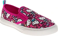 Hello Kitty Girls' Canvas Slip-On Shoes