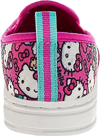 Hello Kitty Girls' Canvas Slip-On Shoes
