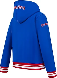 Pro Standard Boys' Texas Rangers Retro Classic BB Rib Fleece Long Sleeve Hoodie